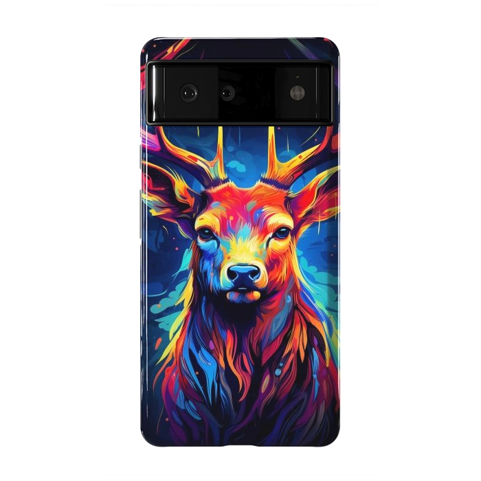 Pixel 6 StrongFit Colorful deer by haroulita