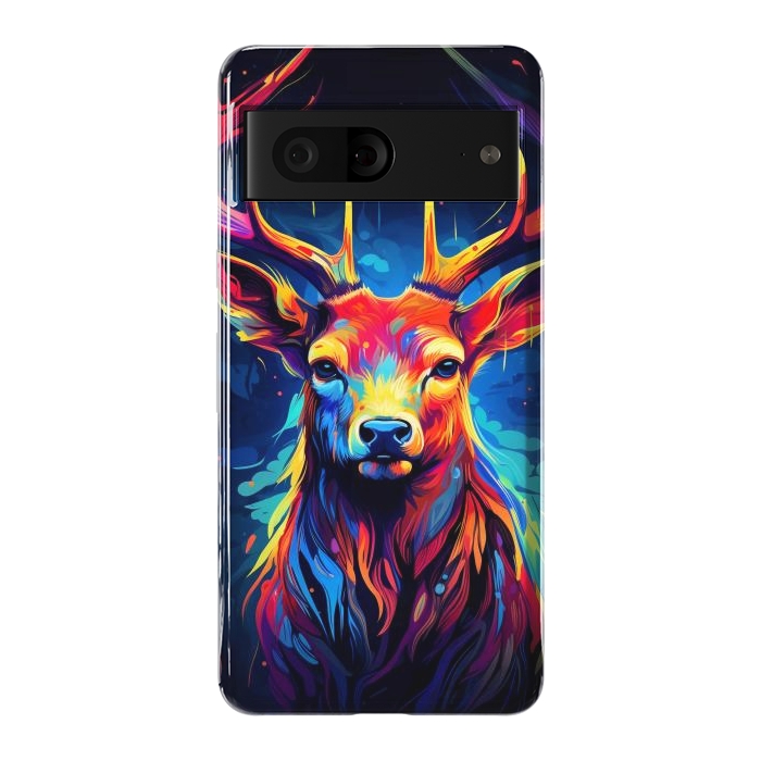 Pixel 7 StrongFit Colorful deer by haroulita