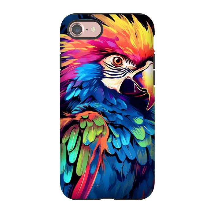iPhone 7 StrongFit Colorful parrot by haroulita