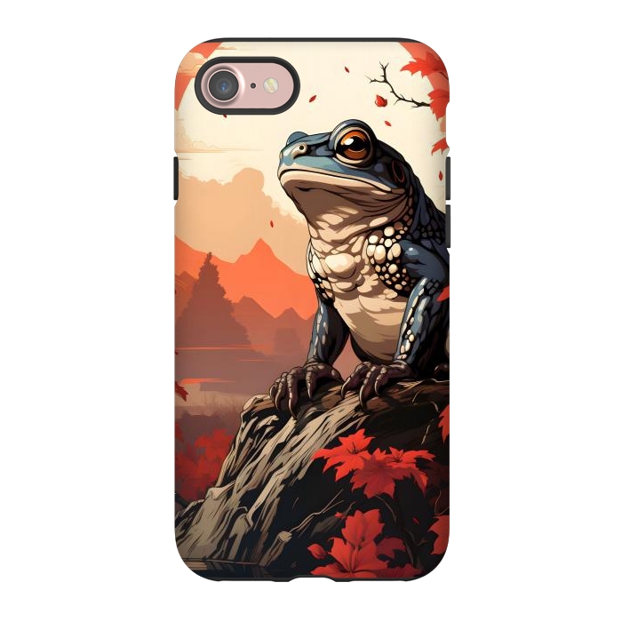 iPhone 7 StrongFit Japanese frog by haroulita