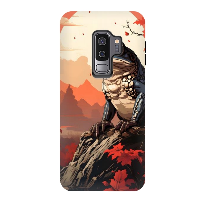 Galaxy S9 plus StrongFit Japanese frog by haroulita