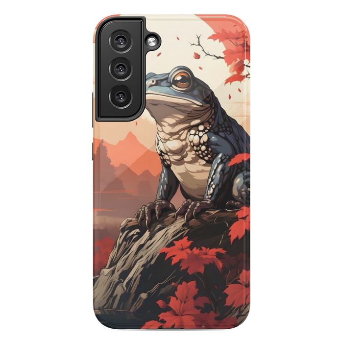 Galaxy S22 plus StrongFit Japanese frog by haroulita