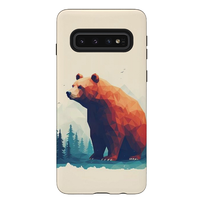 Galaxy S10 StrongFit Bear by haroulita