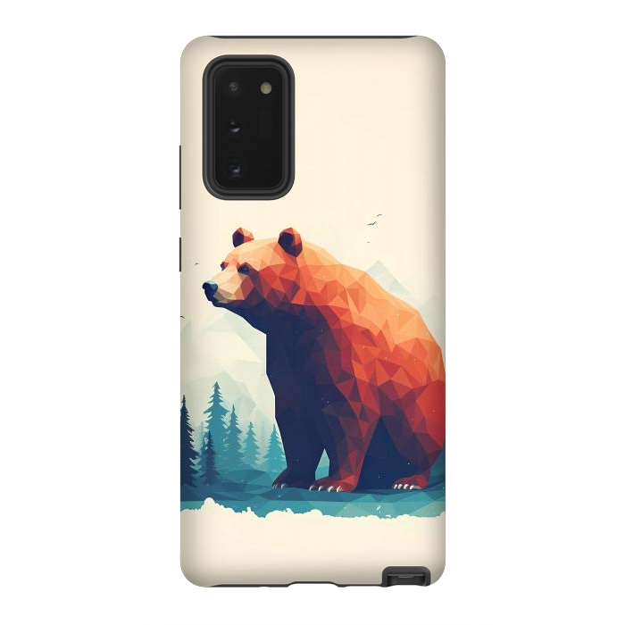 Galaxy Note 20 StrongFit Bear by haroulita