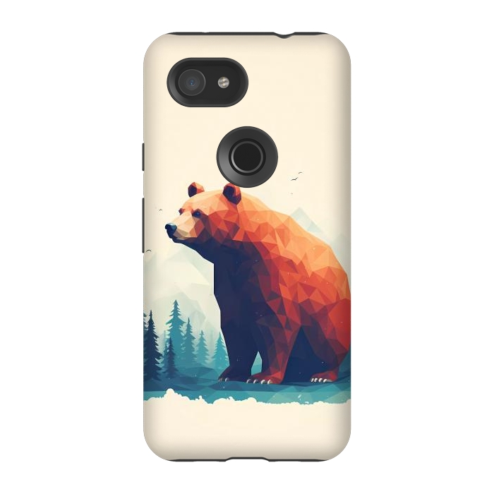 Pixel 3A StrongFit Bear by haroulita