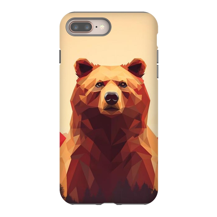 iPhone 7 plus StrongFit Poly bear by haroulita