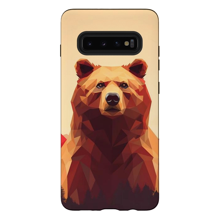 Galaxy S10 plus StrongFit Poly bear by haroulita