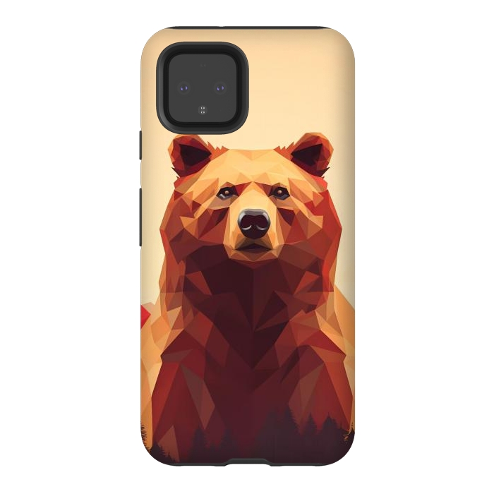 Pixel 4 StrongFit Poly bear by haroulita