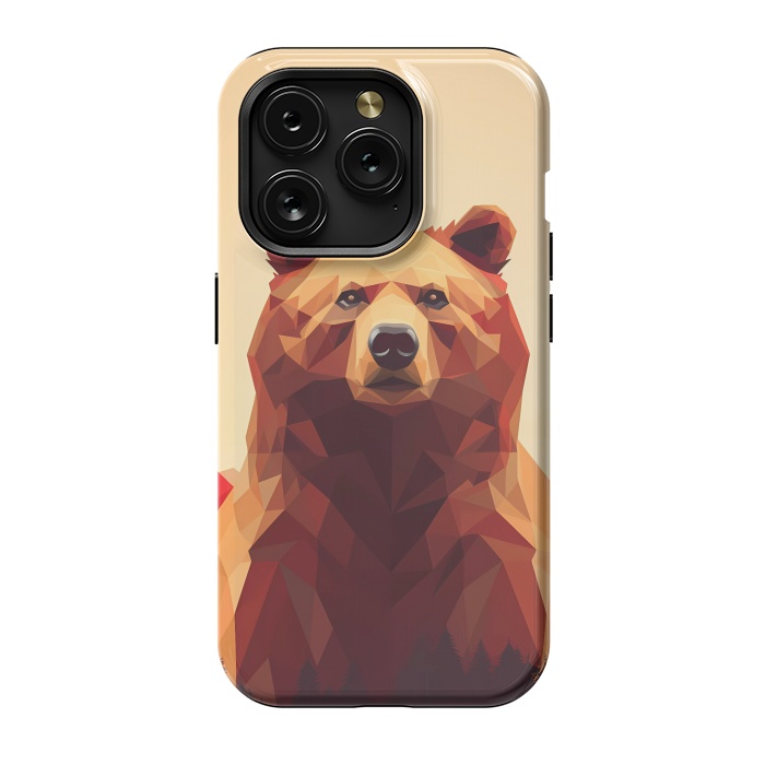 iPhone 15 Pro StrongFit Poly bear by haroulita