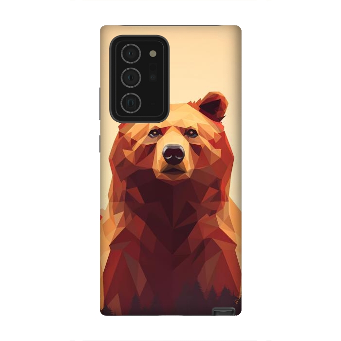 Galaxy Note 20 Ultra StrongFit Poly bear by haroulita