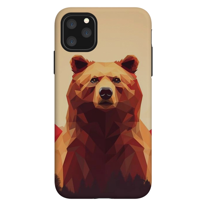 iPhone 11 Pro Max StrongFit Poly bear by haroulita