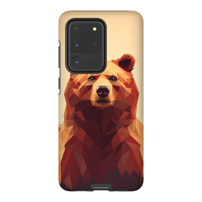Galaxy S20 Ultra StrongFit Poly bear by haroulita