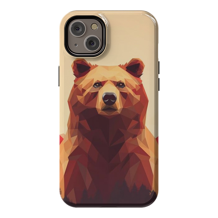 iPhone 14 Plus StrongFit Poly bear by haroulita
