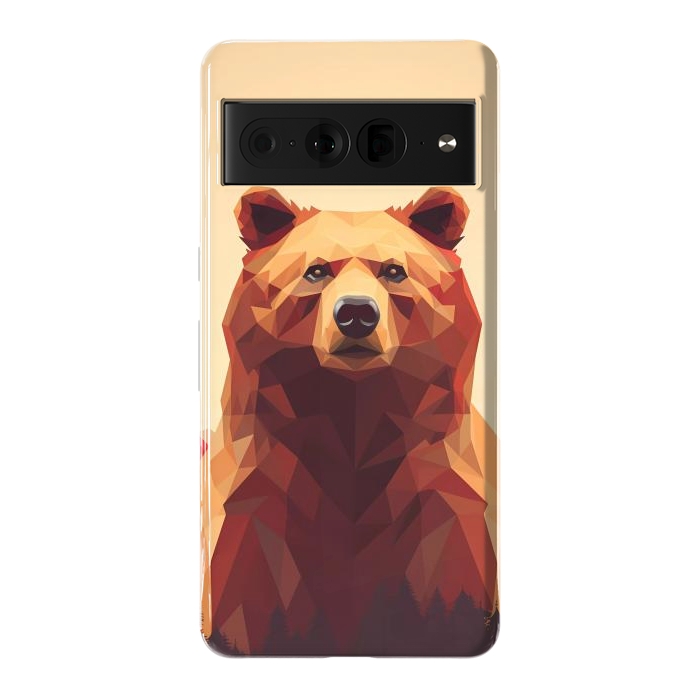 Pixel 7 Pro StrongFit Poly bear by haroulita