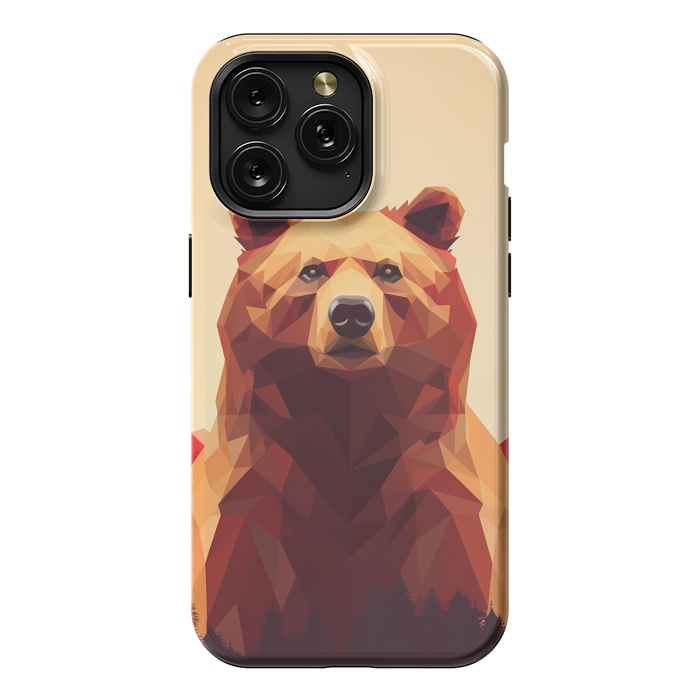 iPhone 15 Pro Max StrongFit Poly bear by haroulita