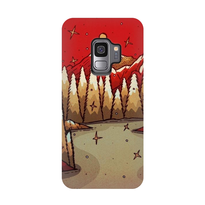 Galaxy S9 StrongFit The red Xmas lands by Steve Wade (Swade)