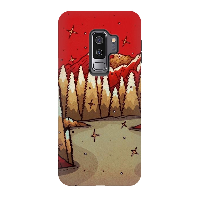 Galaxy S9 plus StrongFit The red Xmas lands by Steve Wade (Swade)