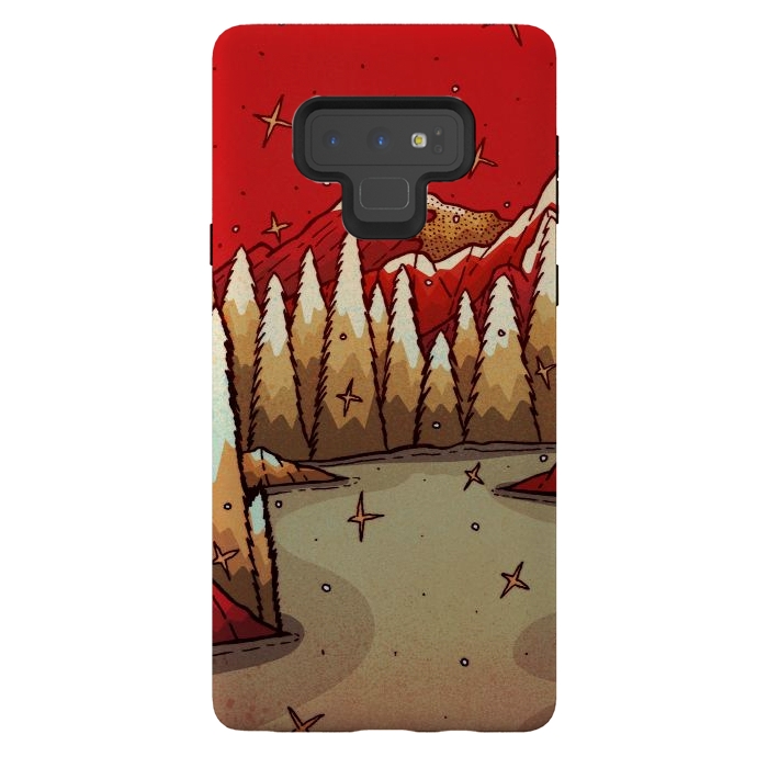 Galaxy Note 9 StrongFit The red Xmas lands by Steve Wade (Swade)
