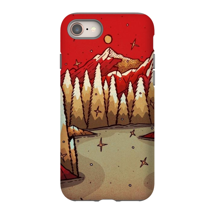 iPhone SE StrongFit The red Xmas lands by Steve Wade (Swade)