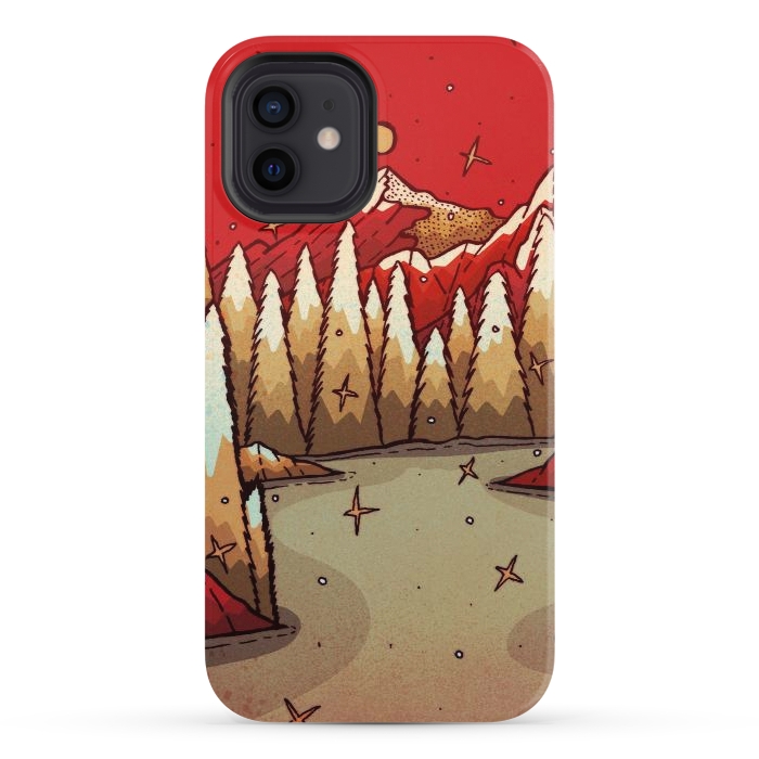 iPhone 12 StrongFit The red Xmas lands by Steve Wade (Swade)