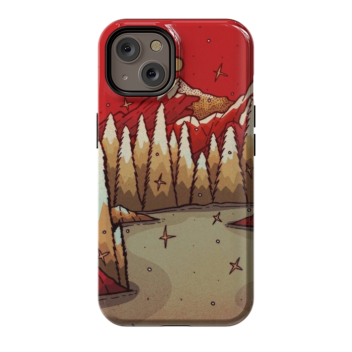 iPhone 14 StrongFit The red Xmas lands by Steve Wade (Swade)