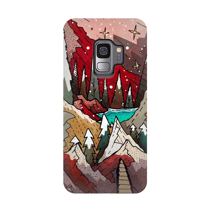 Galaxy S9 StrongFit The great winter land  by Steve Wade (Swade)