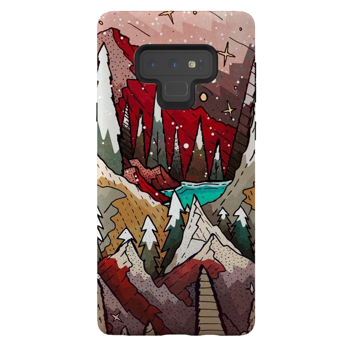 Galaxy Note 9 StrongFit The great winter land  by Steve Wade (Swade)
