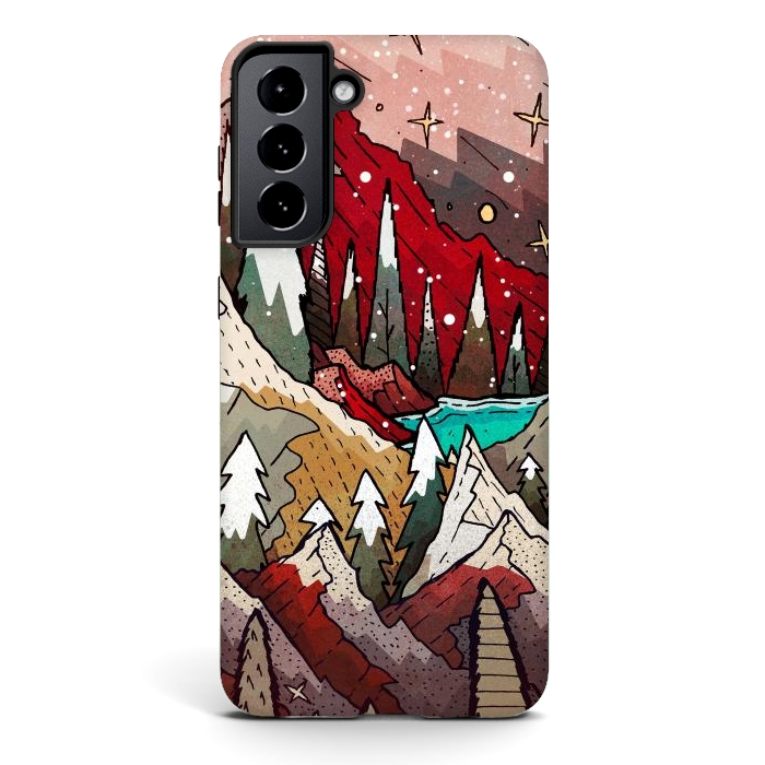 Galaxy S21 StrongFit The great winter land  by Steve Wade (Swade)