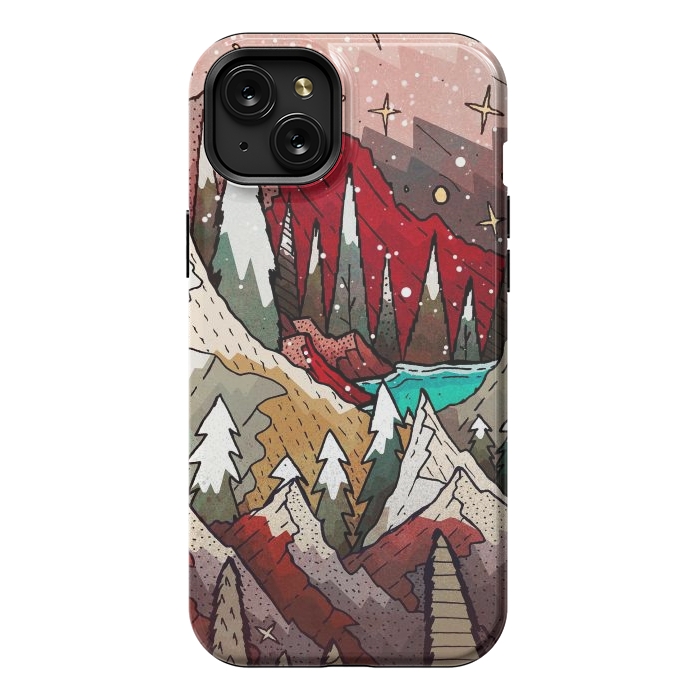 iPhone 15 Plus StrongFit The great winter land  by Steve Wade (Swade)