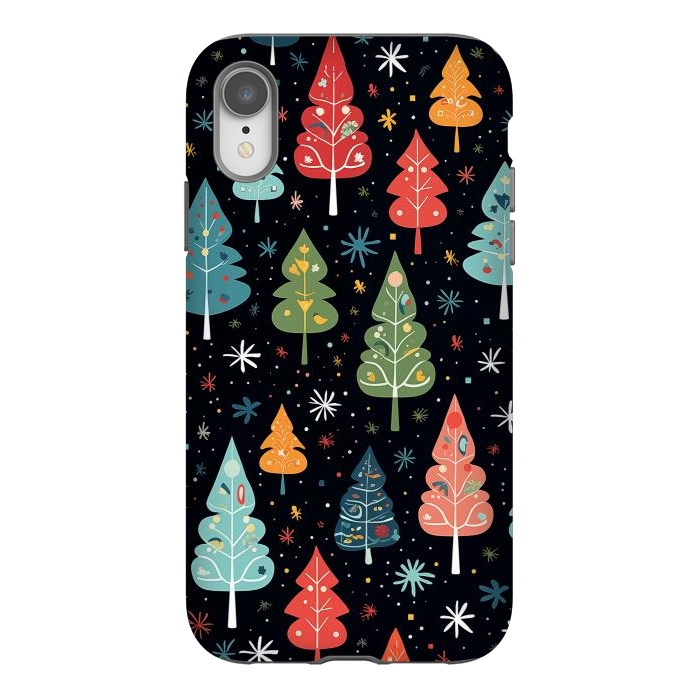 iPhone Xr StrongFit Whimsical Christmas Pattern by Texnotropio