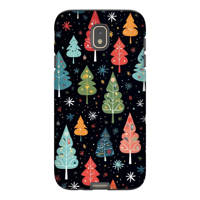 Galaxy J7 StrongFit Whimsical Christmas Pattern by Texnotropio