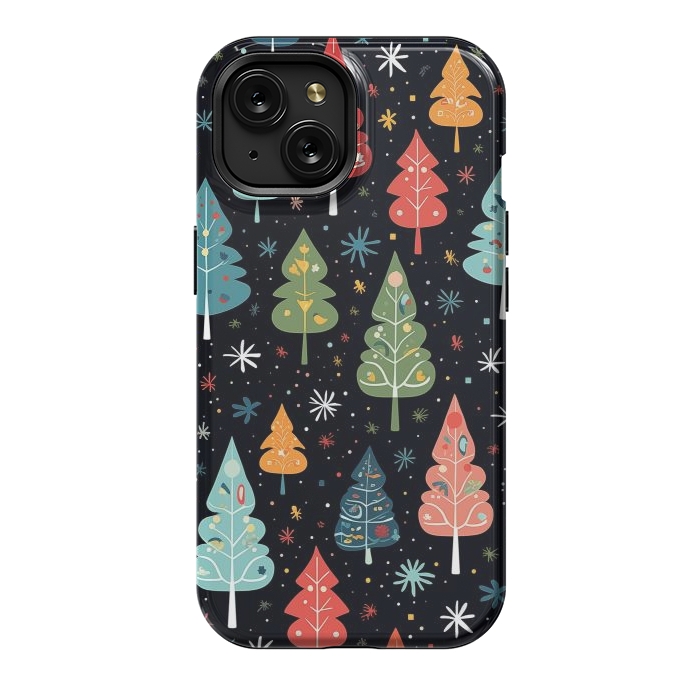 iPhone 15 StrongFit Whimsical Christmas Pattern by Texnotropio