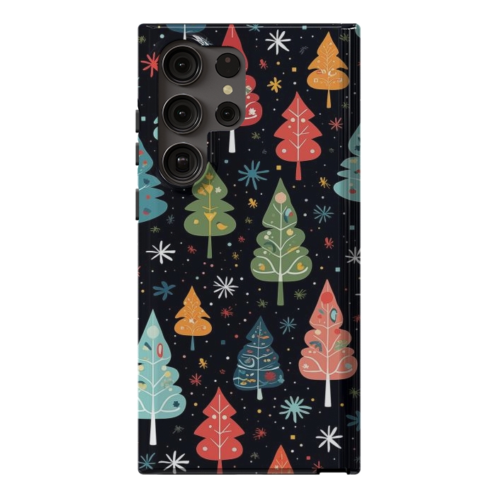 Galaxy S23 Ultra StrongFit Whimsical Christmas Pattern by Texnotropio