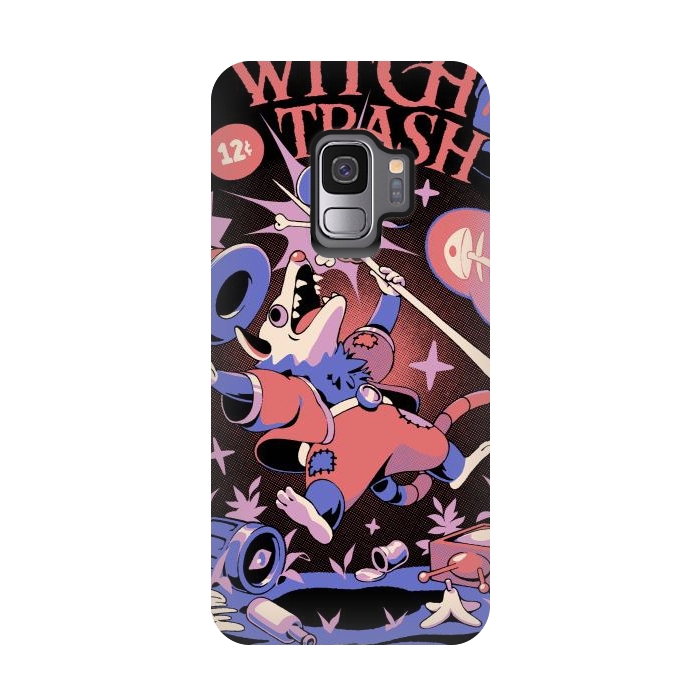Galaxy S9 StrongFit Witch Trash by Ilustrata