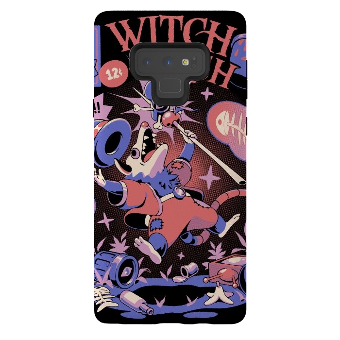 Galaxy Note 9 StrongFit Witch Trash by Ilustrata