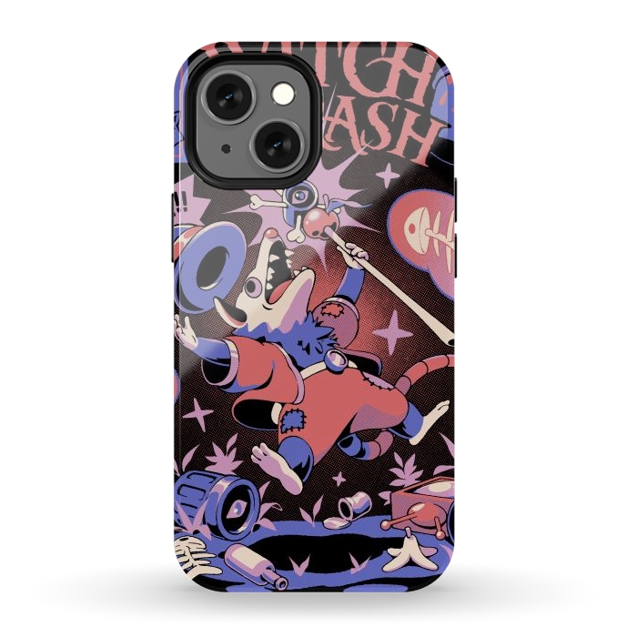 iPhone 12 mini StrongFit Witch Trash by Ilustrata