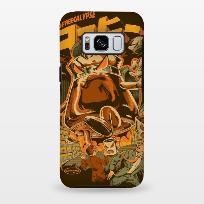 Galaxy S8 plus StrongFit Coffecalypse by Ilustrata