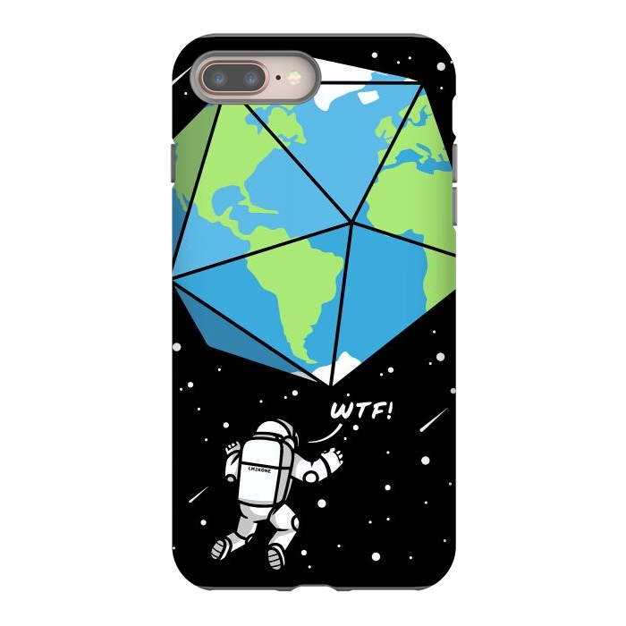 iPhone 7 plus StrongFit D20 Earth Astronaut by LM2Kone