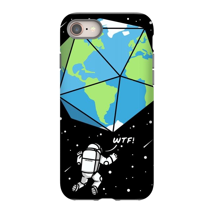 iPhone 8 StrongFit D20 Earth Astronaut by LM2Kone