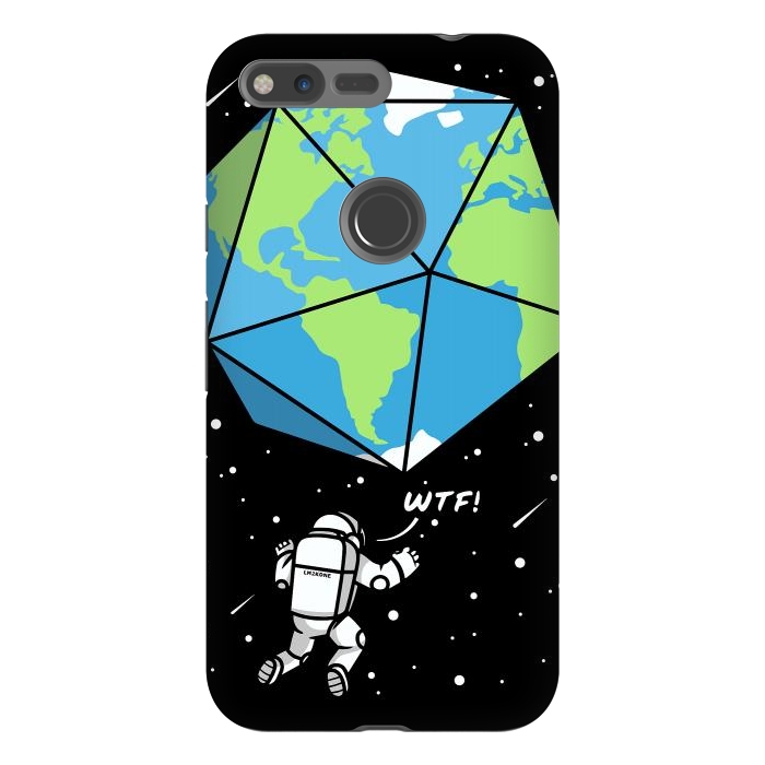 Pixel XL StrongFit D20 Earth Astronaut by LM2Kone