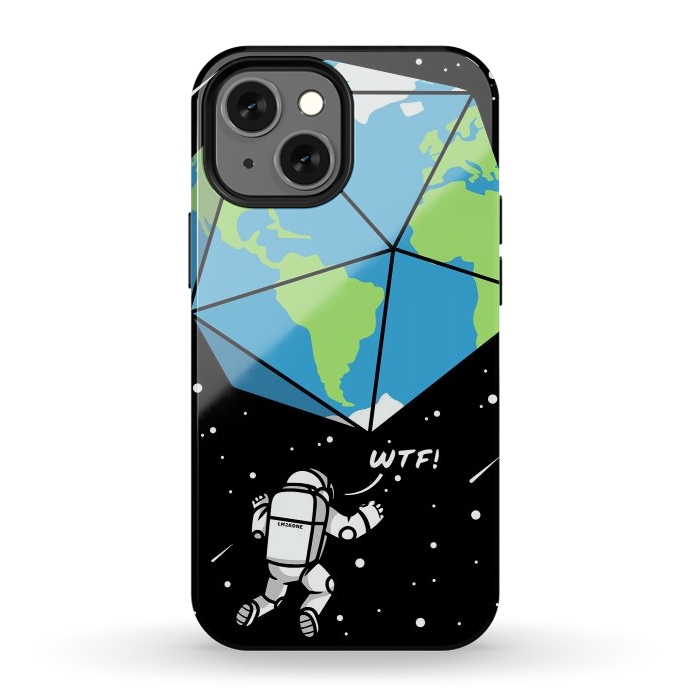 iPhone 13 mini StrongFit D20 Earth Astronaut by LM2Kone