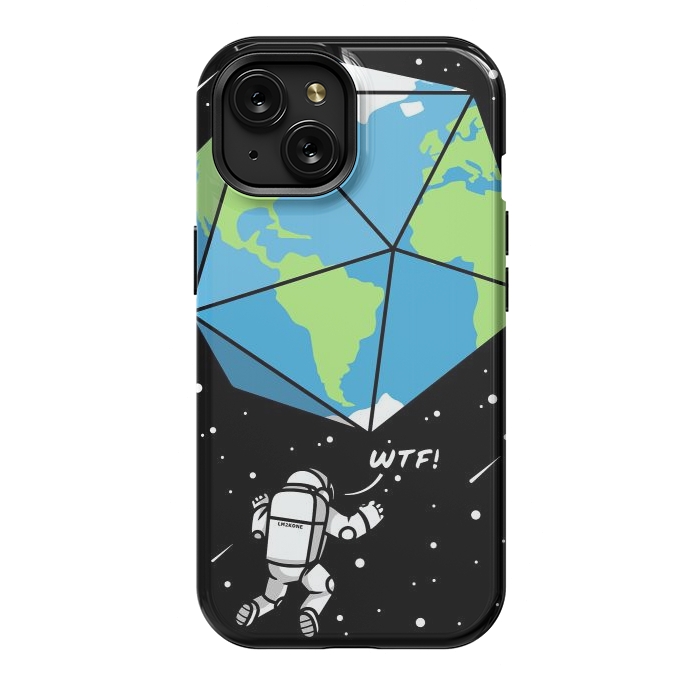 iPhone 15 StrongFit D20 Earth Astronaut by LM2Kone