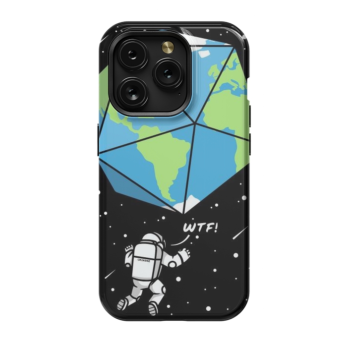 iPhone 15 Pro StrongFit D20 Earth Astronaut by LM2Kone