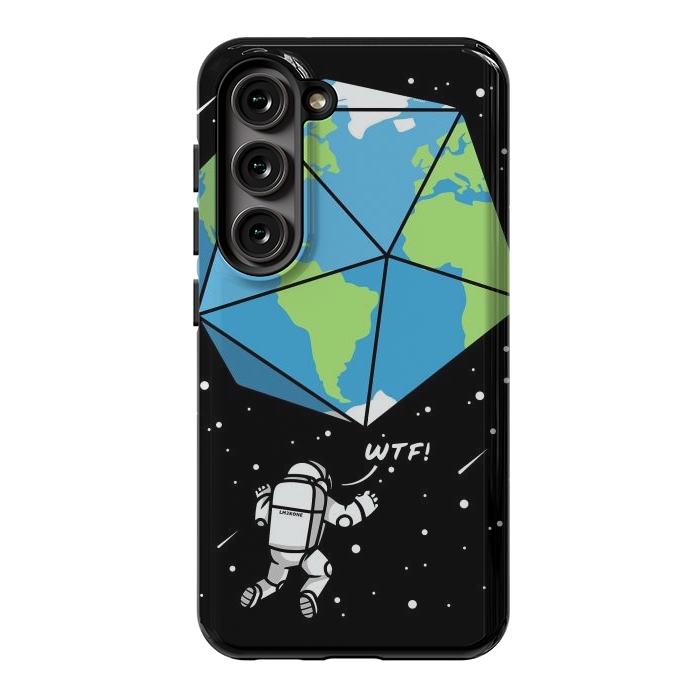 Galaxy S23 StrongFit D20 Earth Astronaut by LM2Kone