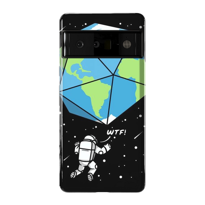 Pixel 6 Pro StrongFit D20 Earth Astronaut by LM2Kone