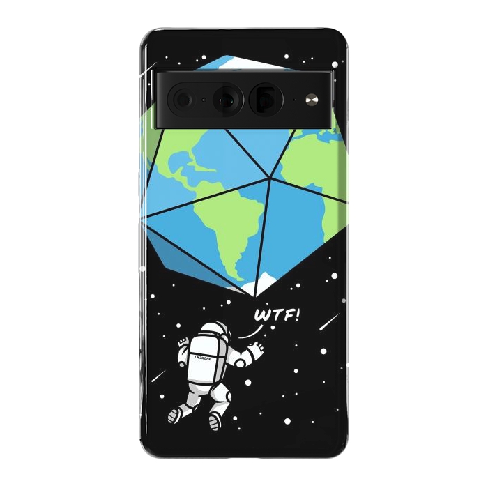 Pixel 7 Pro StrongFit D20 Earth Astronaut by LM2Kone