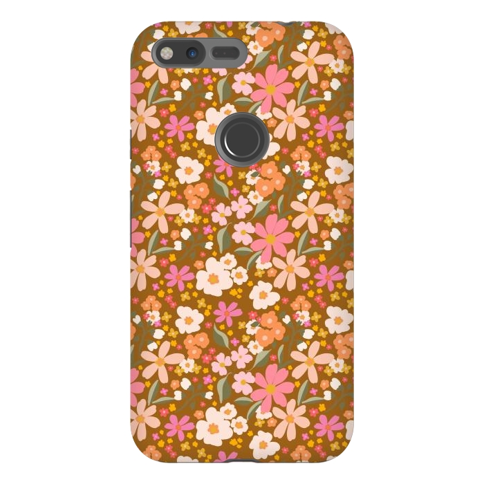 Pixel XL StrongFit Flowery, rust by Flowery Stories