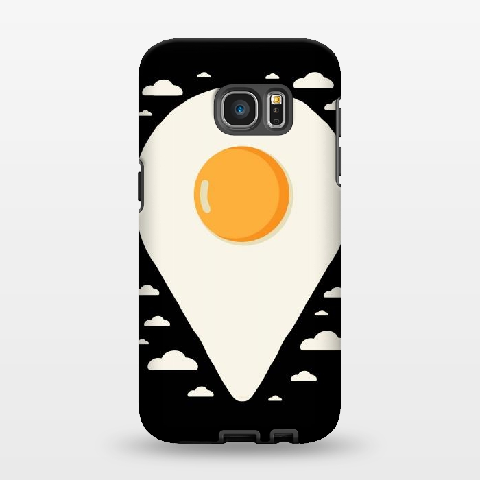 Galaxy S7 EDGE StrongFit Fried egg here by LM2Kone