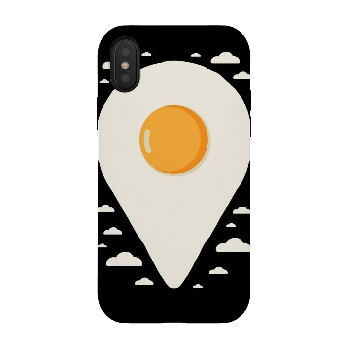 iPhone Xs / X StrongFit Fried egg here by LM2Kone