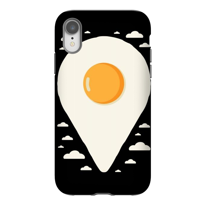 iPhone Xr StrongFit Fried egg here by LM2Kone